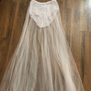 Fashion nova high waisted mesh skirt